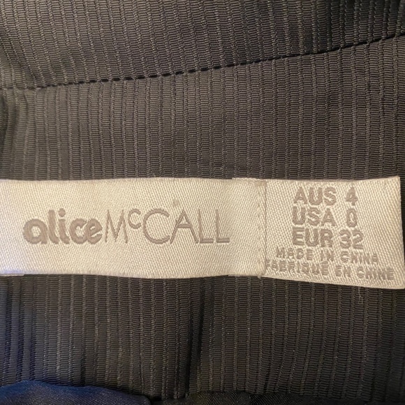 Alice McCall Black Lace Up Blazer Jacket - Picture 6 of 7